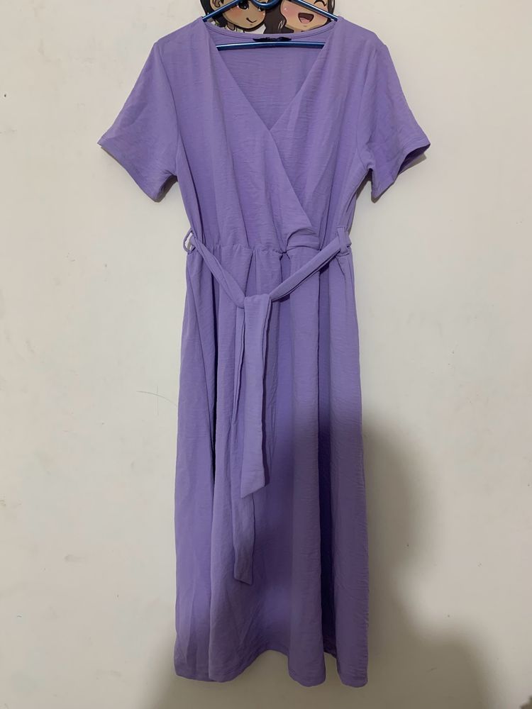 Max Lilac Midi Dress