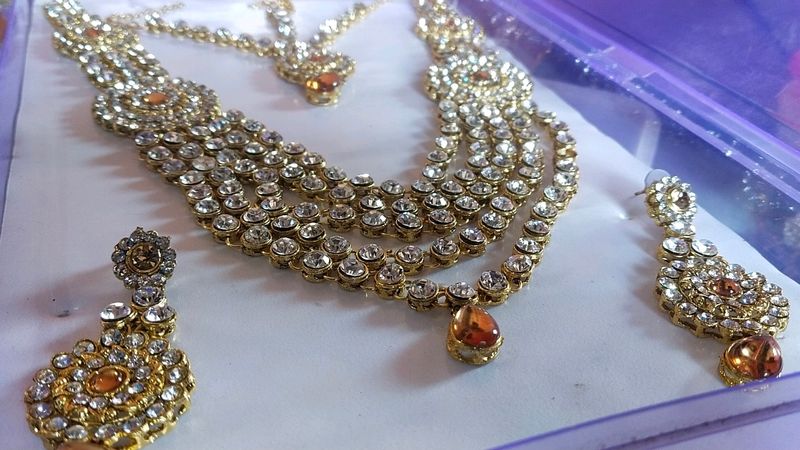 New Bridal Jewellery Kundan Set