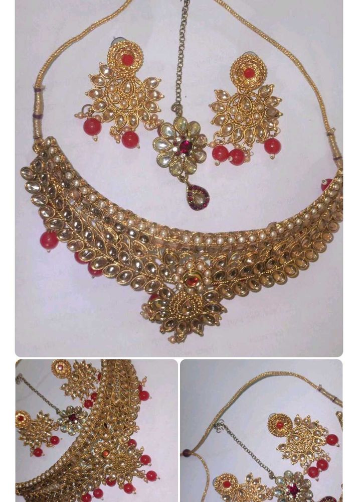 Elegant Gold-Tone Jewelry Set combo