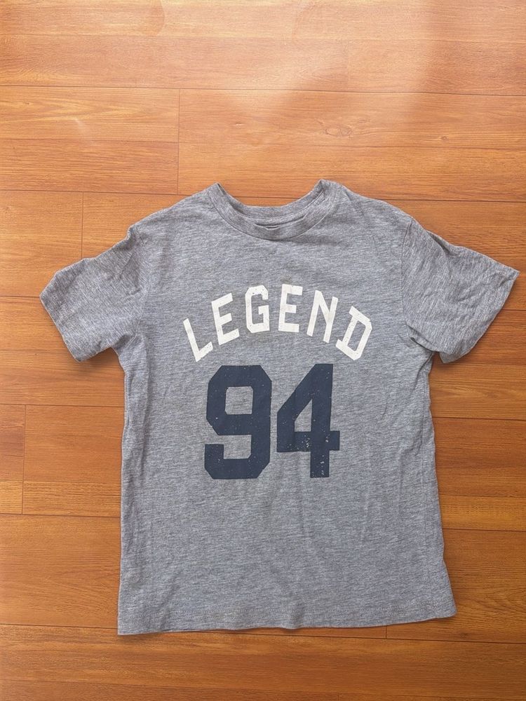 Grey "Legend 94" Graphic T-Shirt