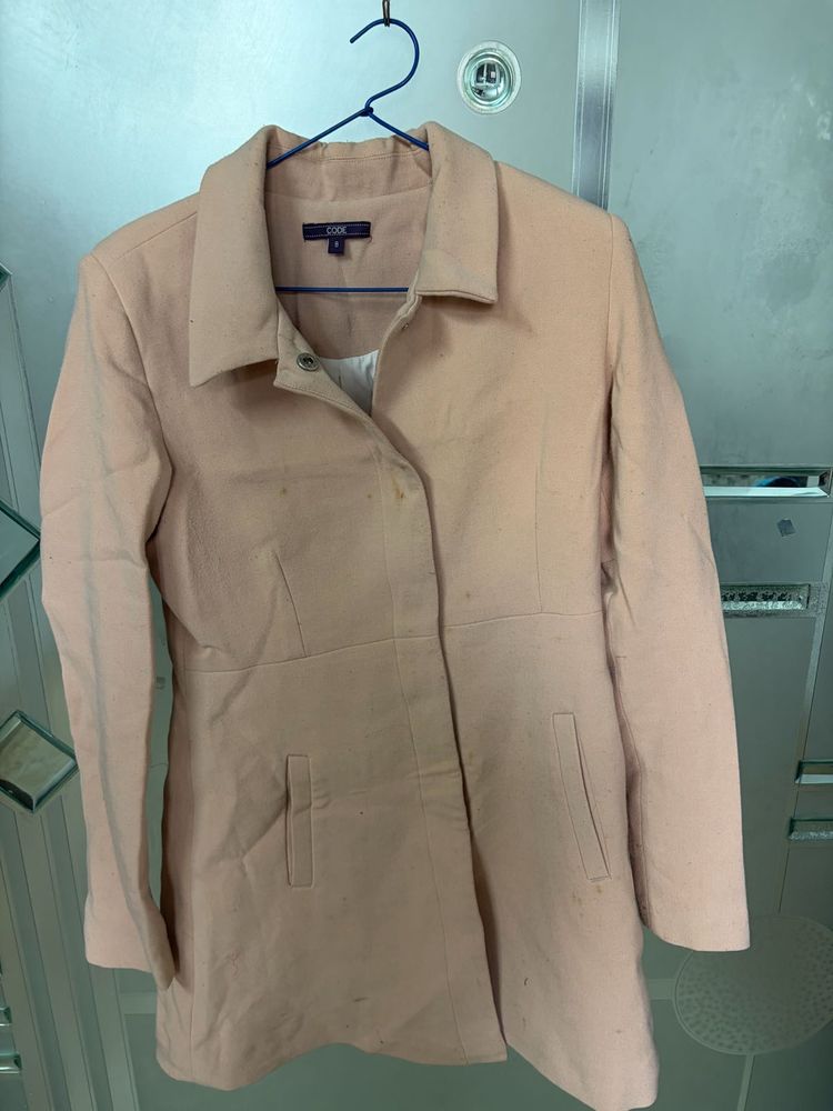 Stylish Pink Women's Coat