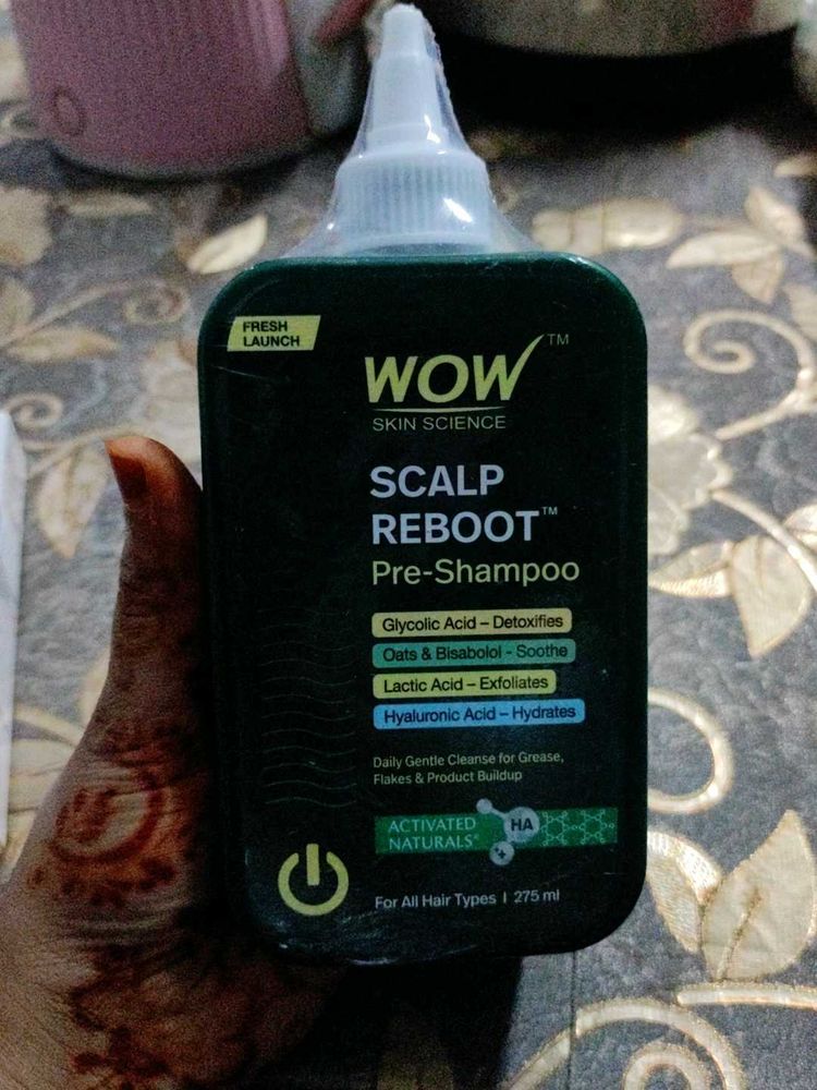 WOW Skin Science Scalp Reboot Pre-Shampoo