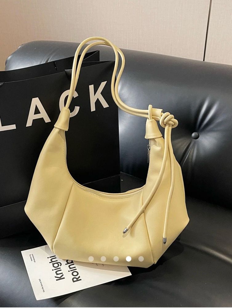 Stylish Butter Yellow Hobo Bag 💼