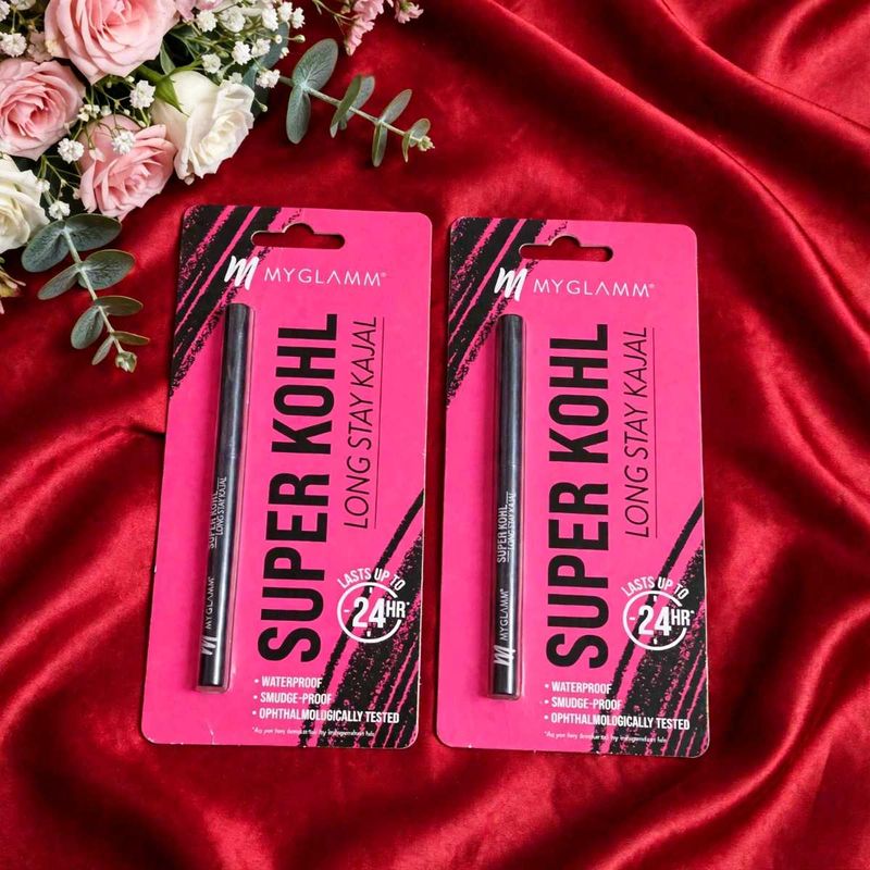 MyGlamm Super Kohl Kajal - 2 Pcs