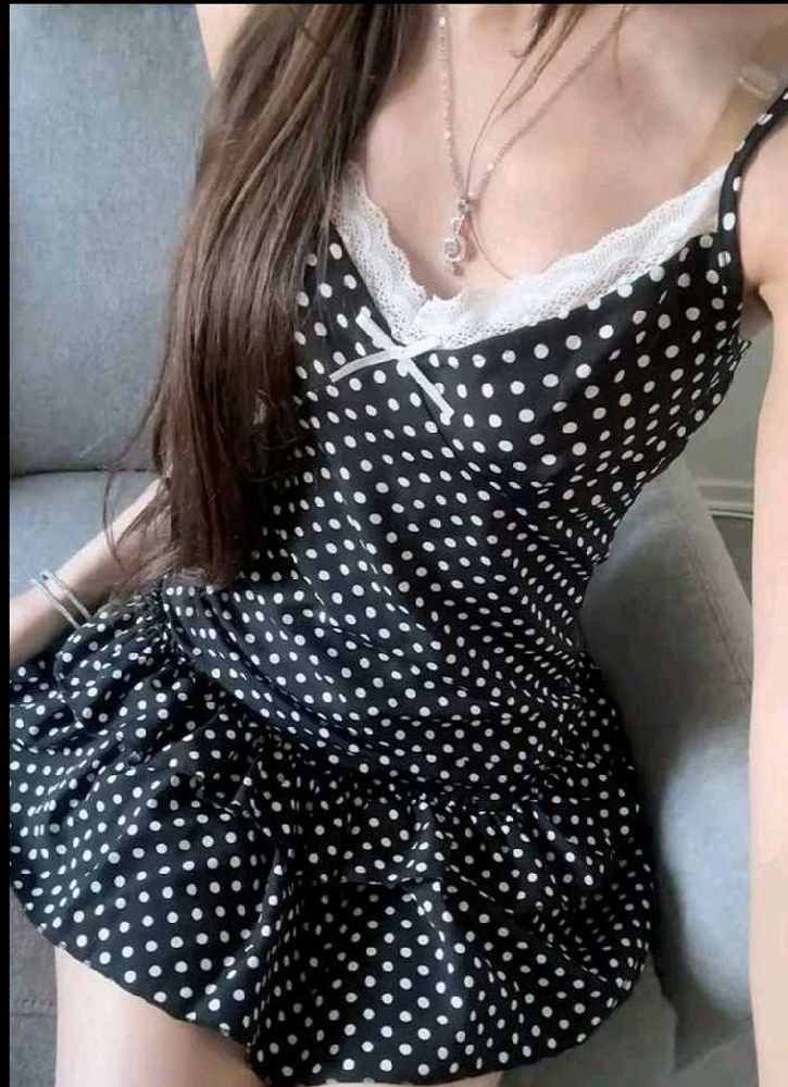 y2k Polka Dot Dress