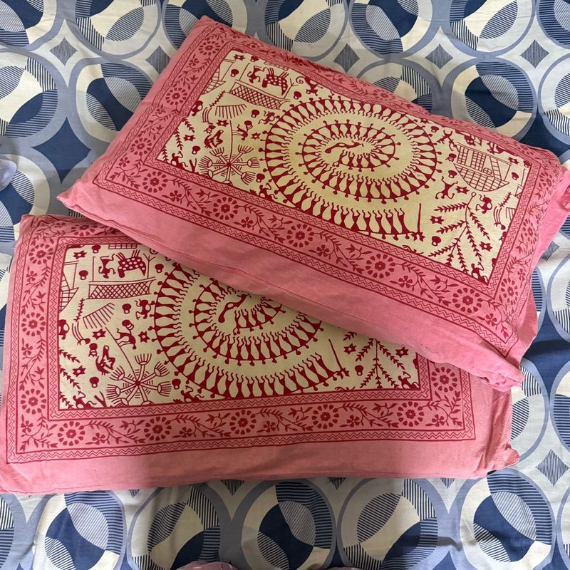 2 Pillows with Covers -