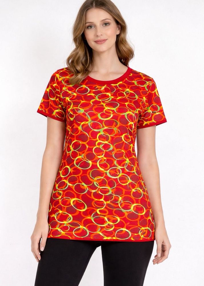 Vintage Retro Print Swimming Tshirt