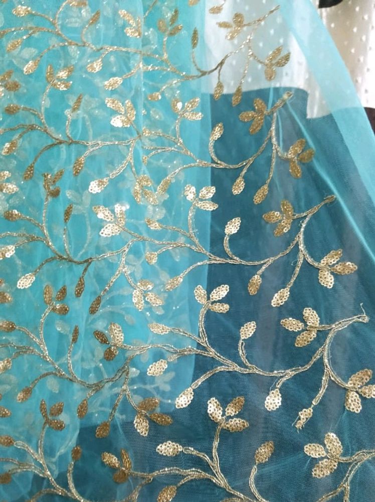 Embroidered Net Fabric 💙
