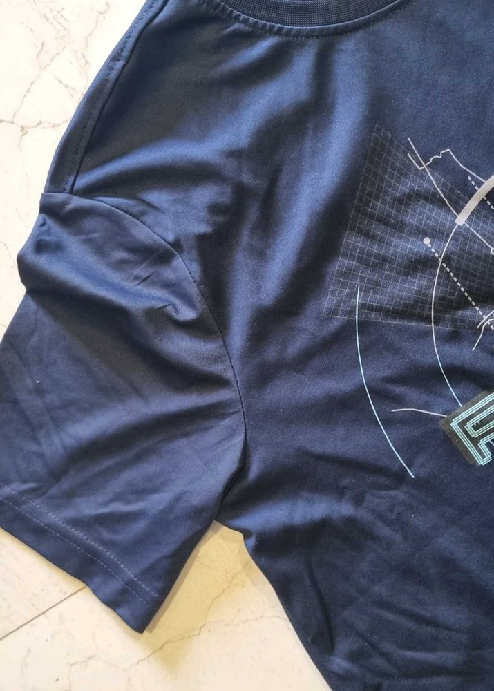 Graphic Navy Blue T-Shirt