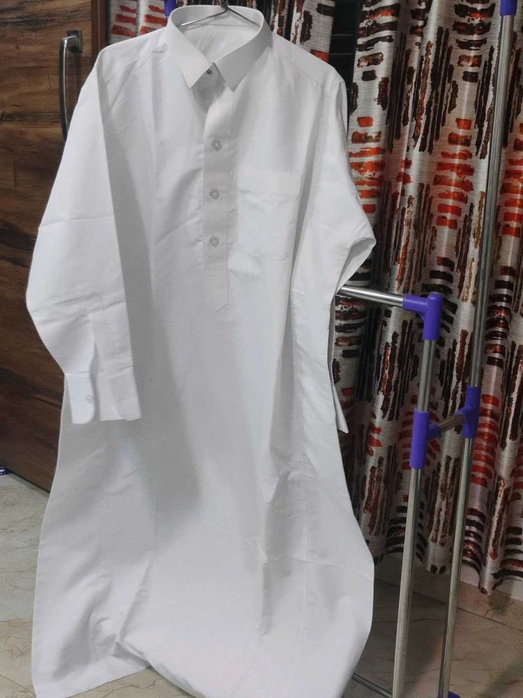 Men's White jhubba