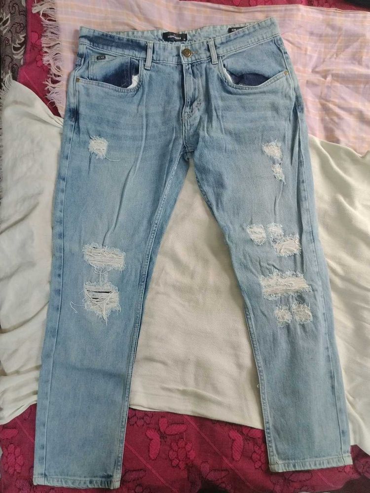 Ripped Denim Jeans