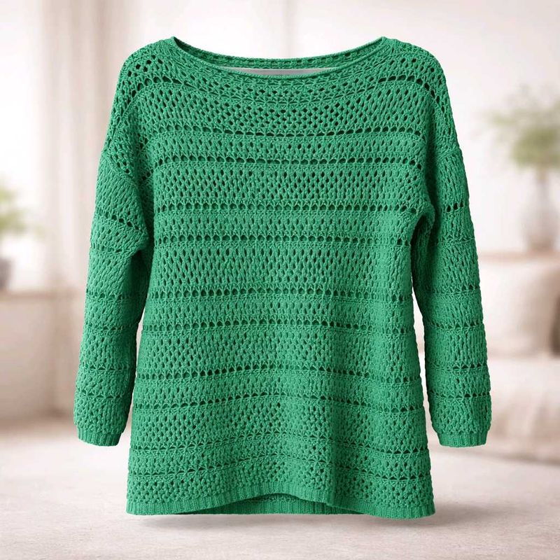 Green Knit Sweater