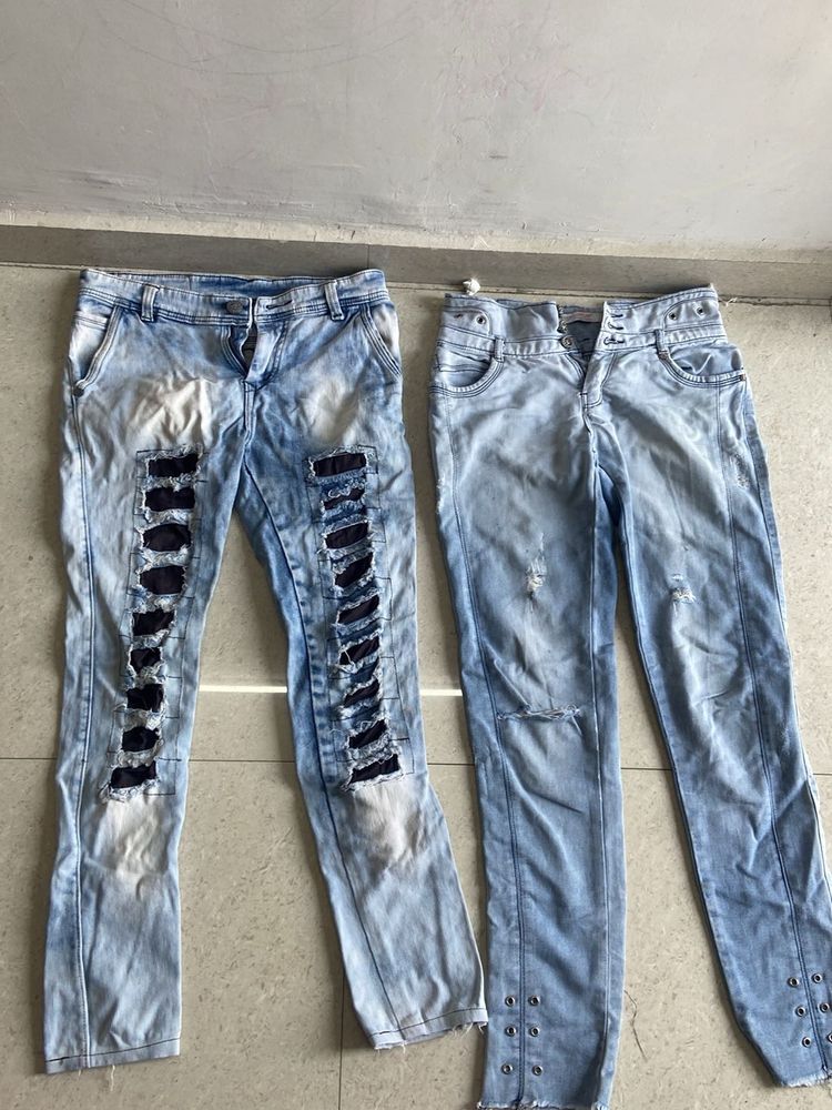Distressed Denim Jeans Bundle