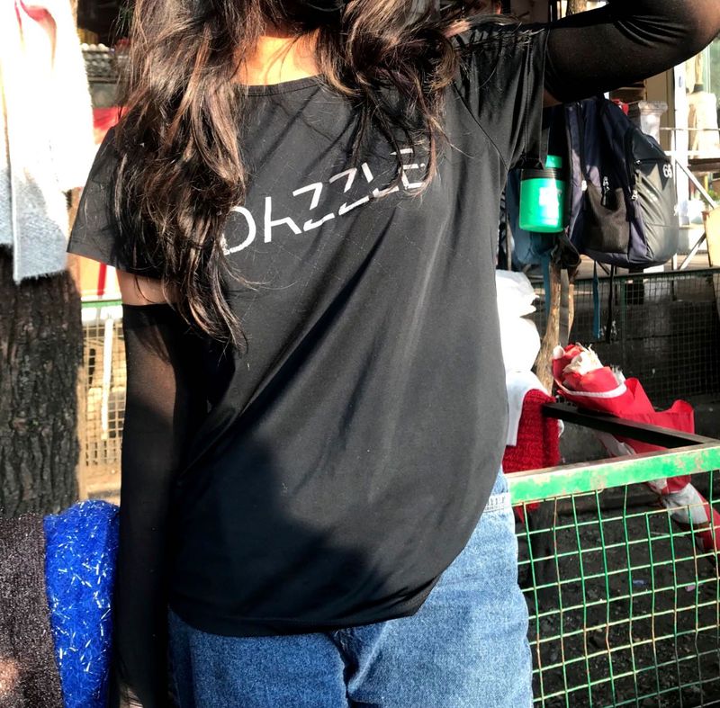 Stylish Black "DAZZLE" T-Shirt