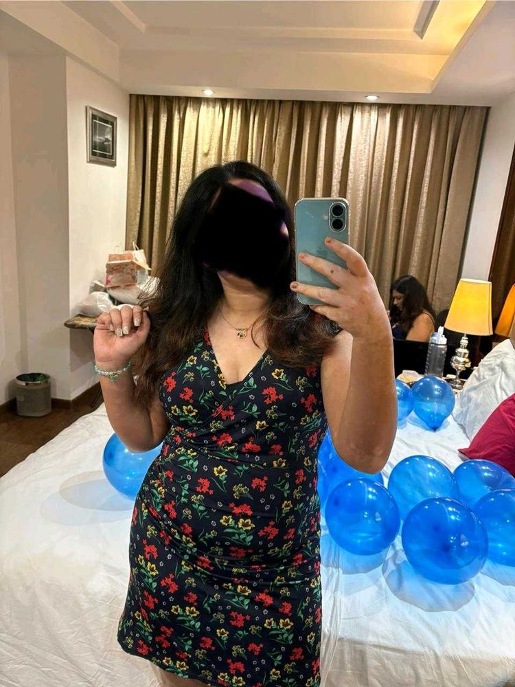 Floral Print Mini Dress