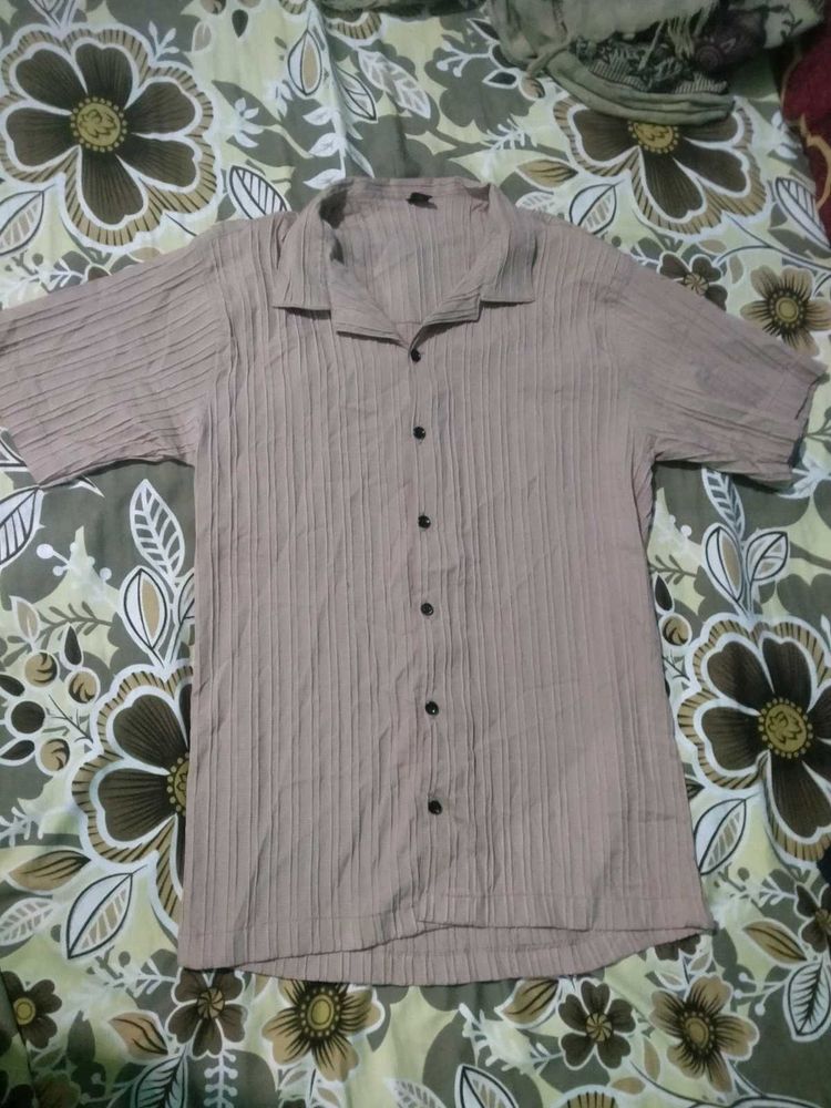 Men's Textured Short Sleeve Shirt