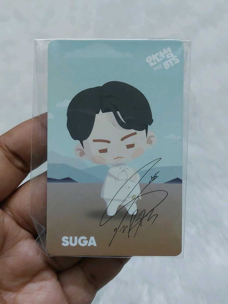 BTS Suga Official Photocard