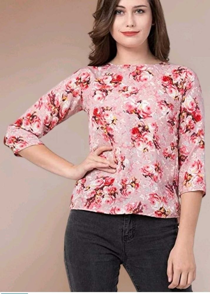 Short floral top