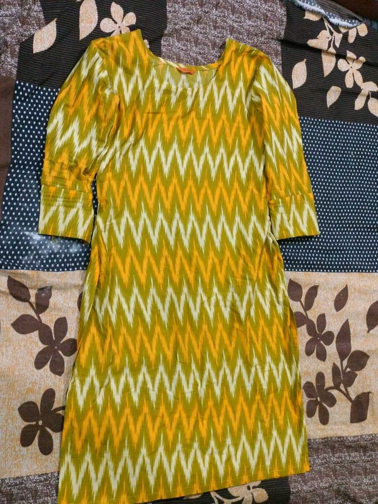 yellow kurta