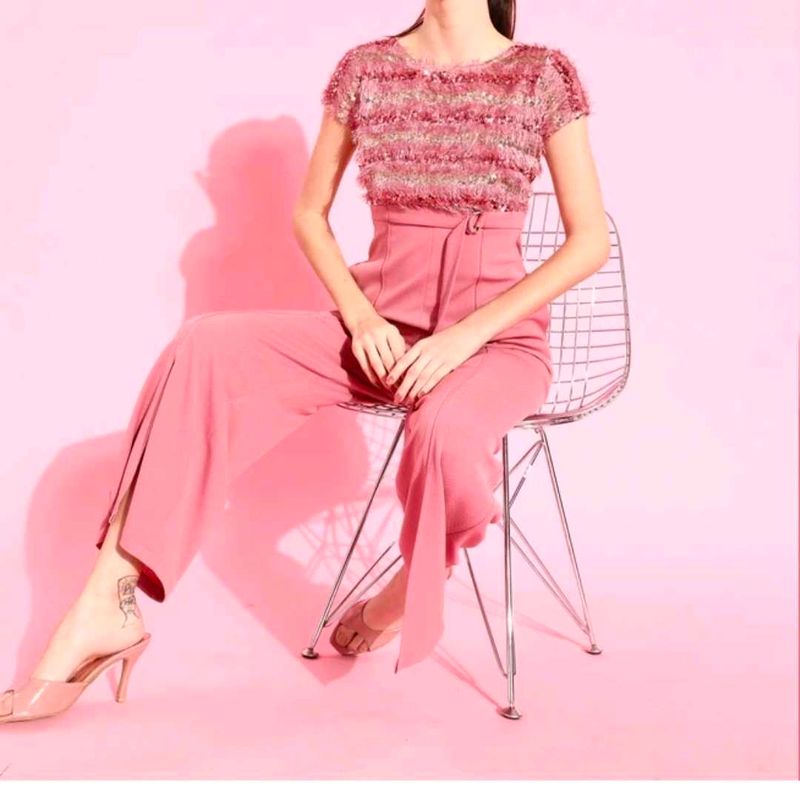 Chic Pink Jumpsuit