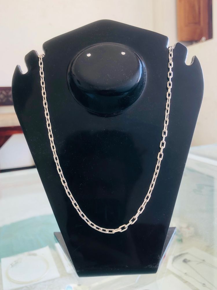 Chain Pure 925 Silver (wt:9.750g)