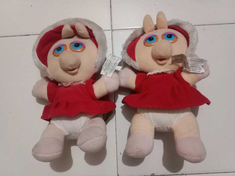Vintage Muppet Babies Piggy Plush Toys