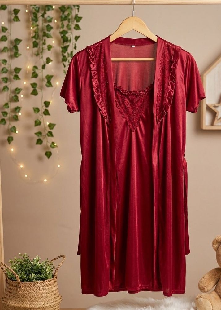 Elegant Red Lingerie Set