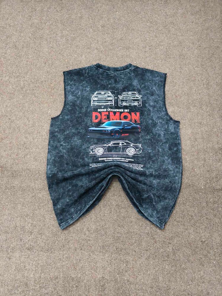 Acid Wash Cars Graphic Tee