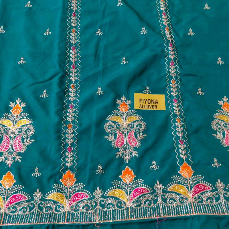 party wear Allover Unstitched Suit Dress Material