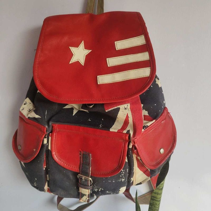 American Flag Backpack