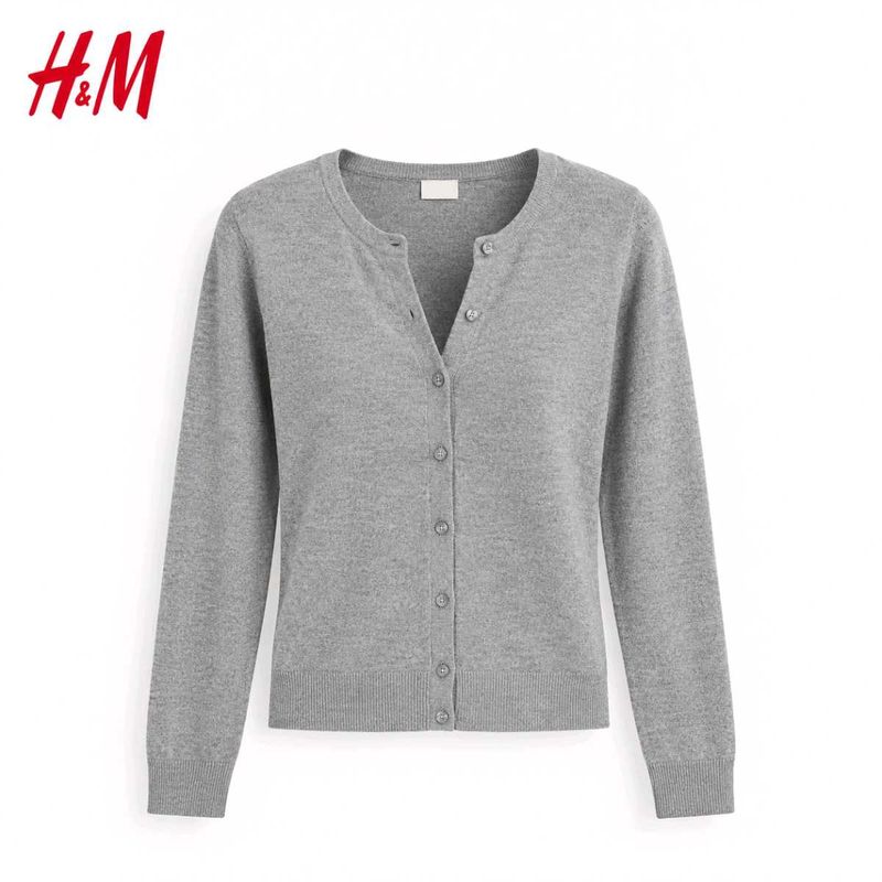h&amp;m Cozy Grey Cardigan