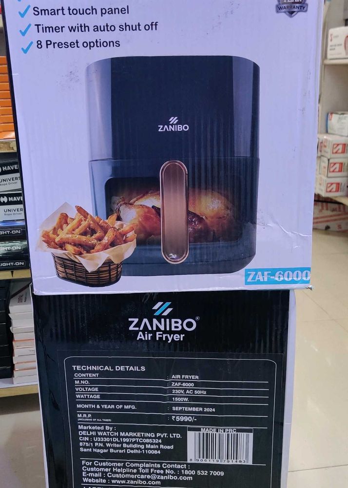 ZANIBO Air Fryer and bajaj press combo(Fixed ps)