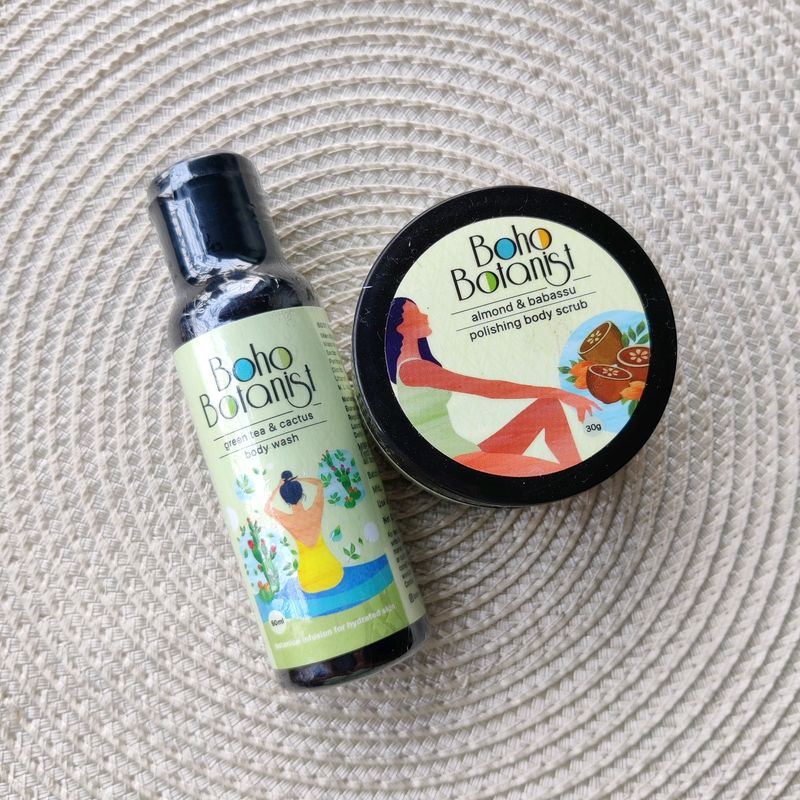 Boho Botanist Body Wash And Scrub