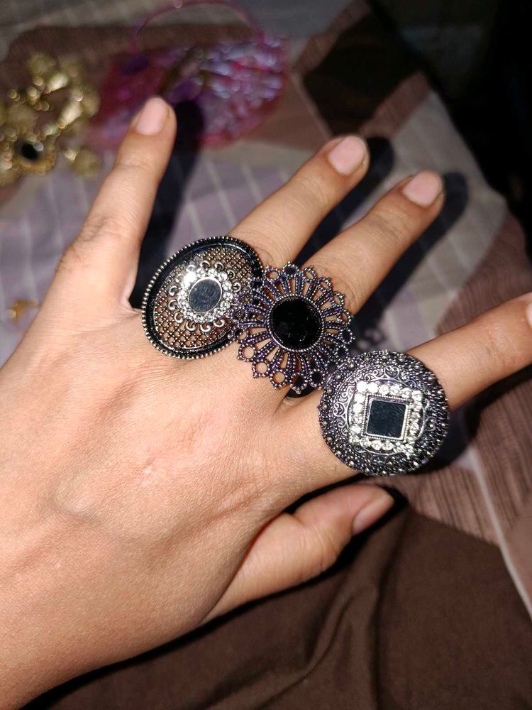 Boho Ethnic Statement Ring