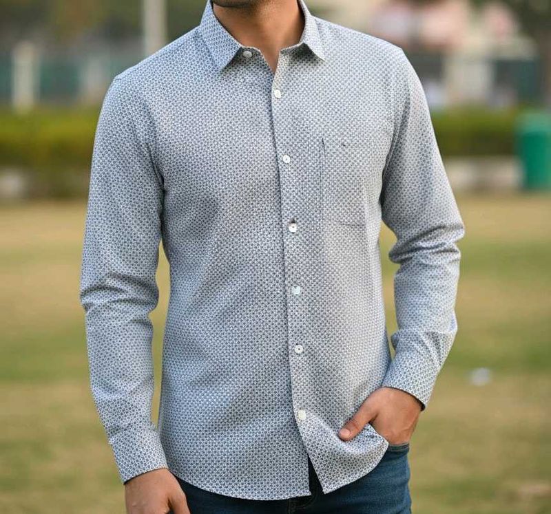 Stylish Patterned Men's Shirt