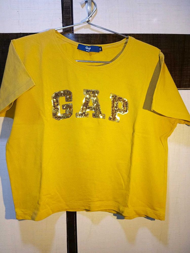 GAP Sequin Logo Tee