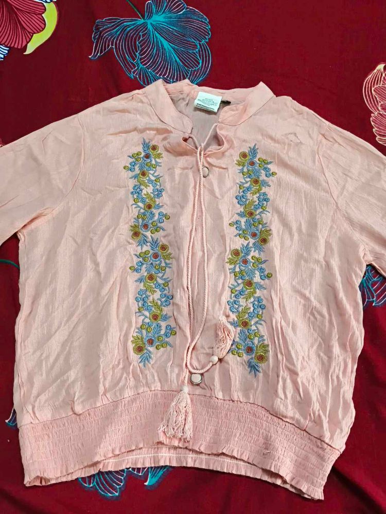 Embroidered Top