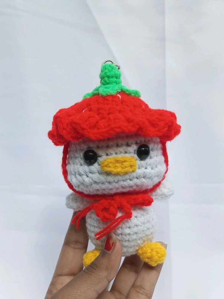 Crochet Duck Keychain🦆