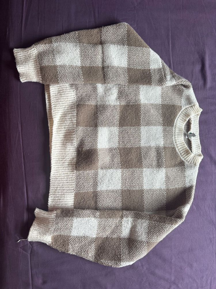 Cozy Plaid Sweater