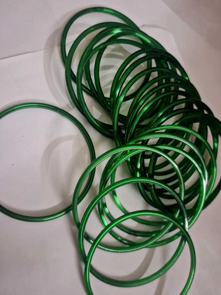 Vibrant Green Bangles