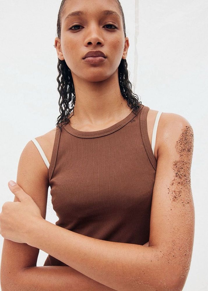H&amp;m Ribbed Vest Top