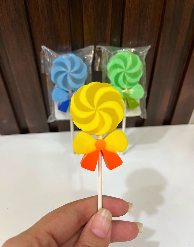 Lollipop Eraser Set of 3