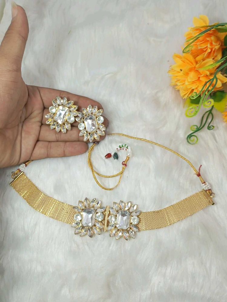 multi designer antic  lock silk handmade niack ear