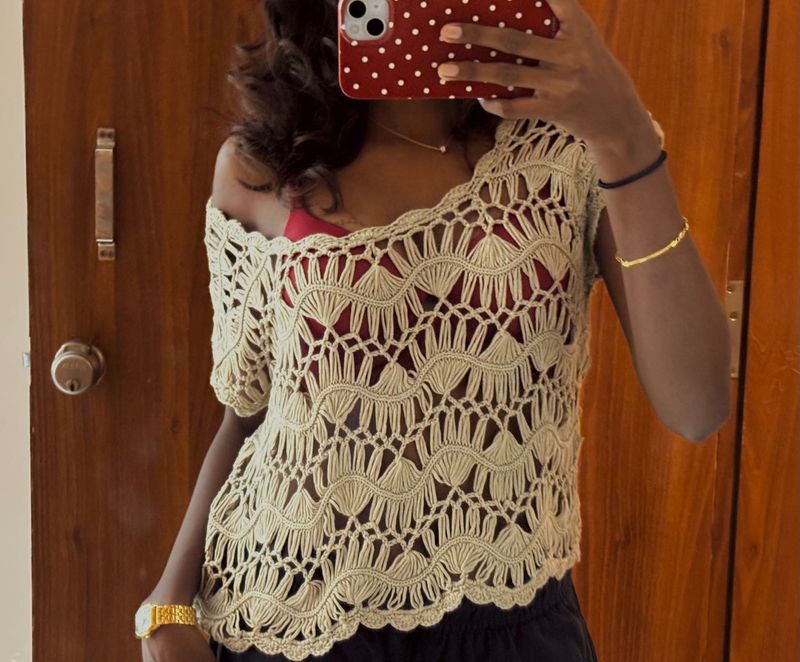 Boho Crochet cover-up