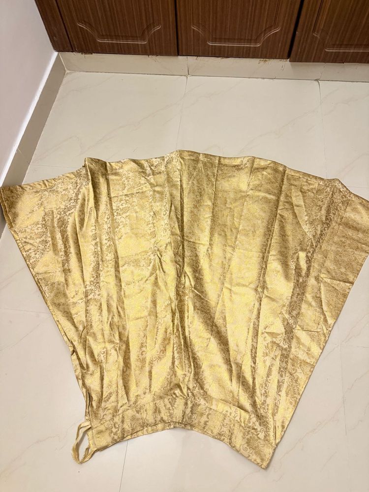 Elegant Gold Brocade skirt