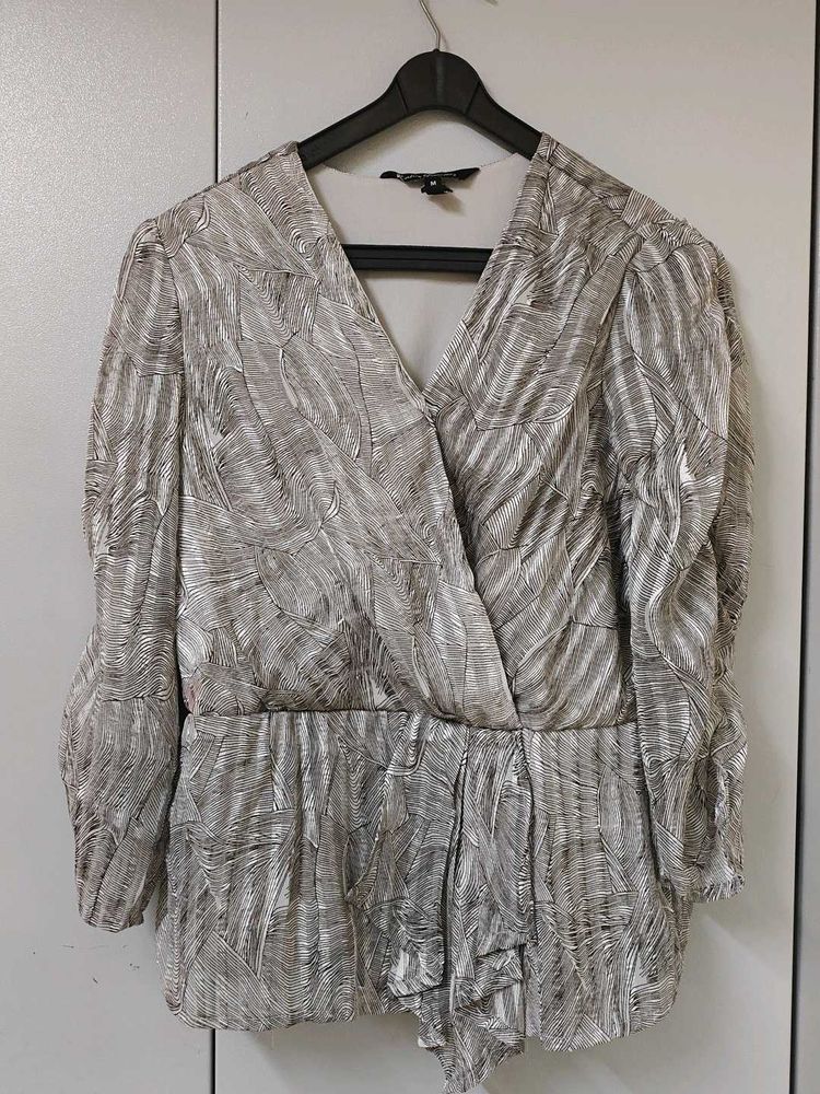 Stylish Wrap-Front Blouse