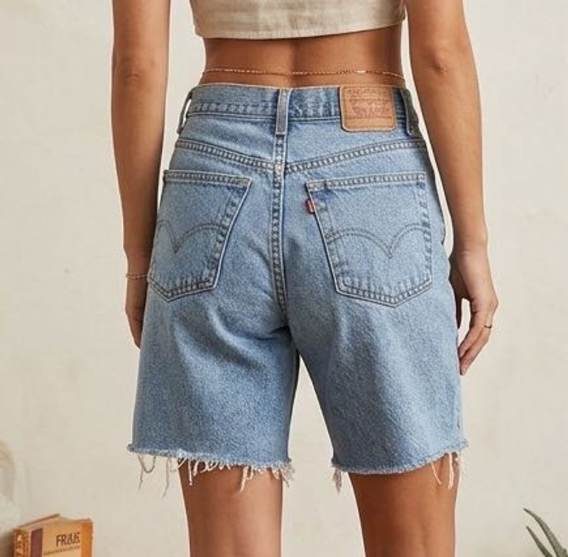 Classic Levi's Blue Denim Shorts