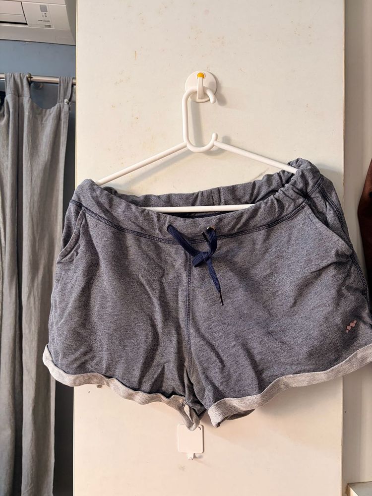 Comfortable blue-grey Lounge Shorts