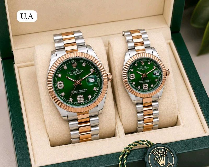 Luxury Rolex Couple Watch