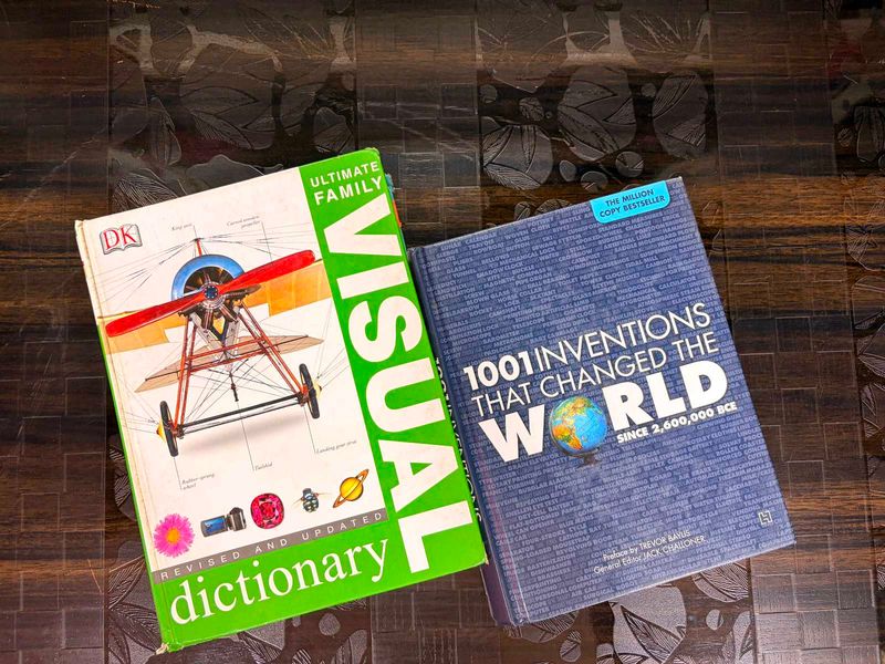 Two Educational Books - Dictionary &amp; Inventions